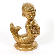 Mermaid Garden Statue (17 - Inch) Side View