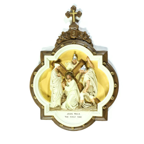 Chapel Wall Plaque Stations of the Cross Number 3 (13.5 - Inch)