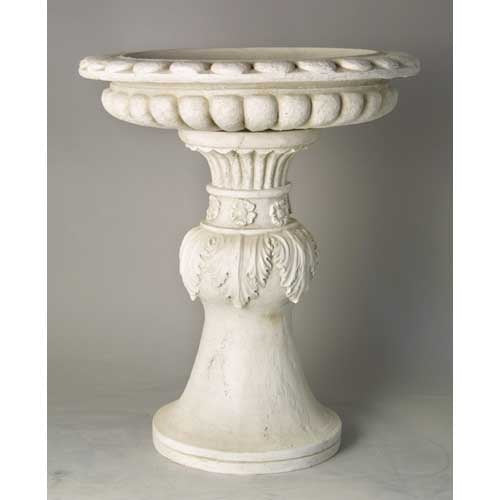 Acanthus Birdbath Outdoor/Indoor Statue