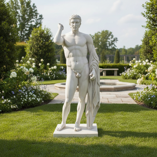 Germanicus Of Kleomenes Statue (80 - Inch) Side Angle