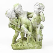 Cherub statue with children Outdoor Statue (23 - Inch)