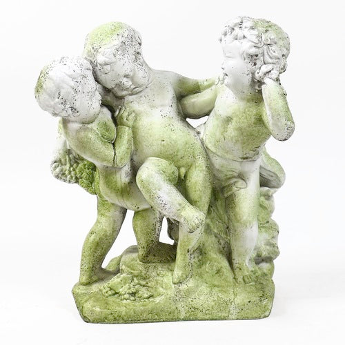Cherub statue with children Outdoor Statue (23 - Inch)
