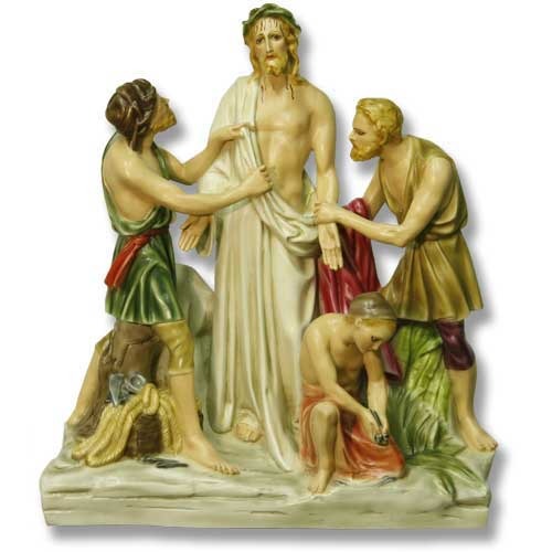 Jesus Is Stripped Station  # 10 Outdoor/Indoor Statue