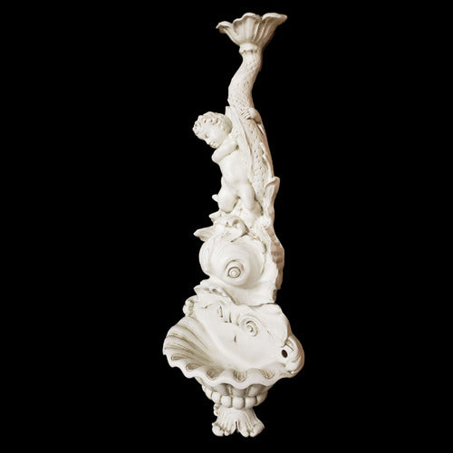 Young Poseidon,Bowl & Pump 64 Outdoor/Indoor Statue