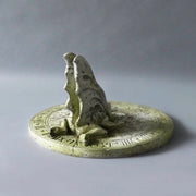 Gargoyle Sundial W Statue (12 - Inch) Side View