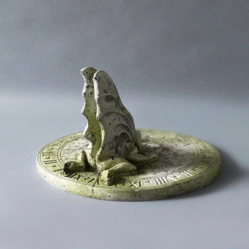 Gargoyle Sundial W Statue (12 - Inch) Side View