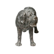 St Bernard Dog Garden Statue (31 - Inch) Side View