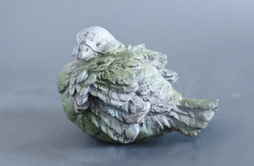 Visiting Sparrow Statue (4.5 - Inch) Side View