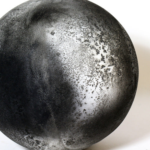 Finial Sphere Outdoor Statue (12 - Inch) Side View