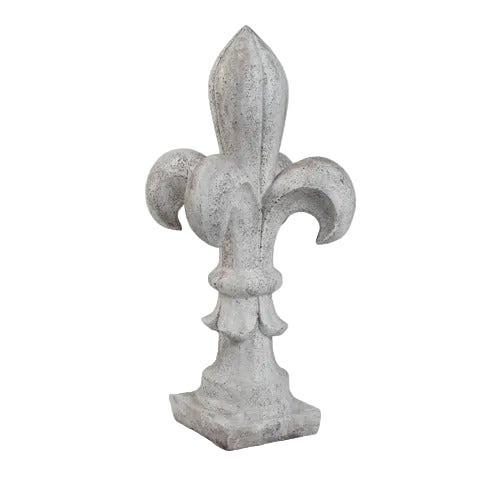 Fleur De Lis Monticello Outdoor Statue (35 - Inch)