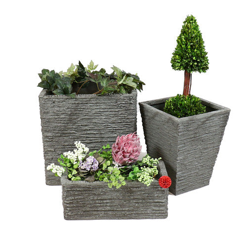 Coarse Pot Garden (20 - Inch) Side Angle