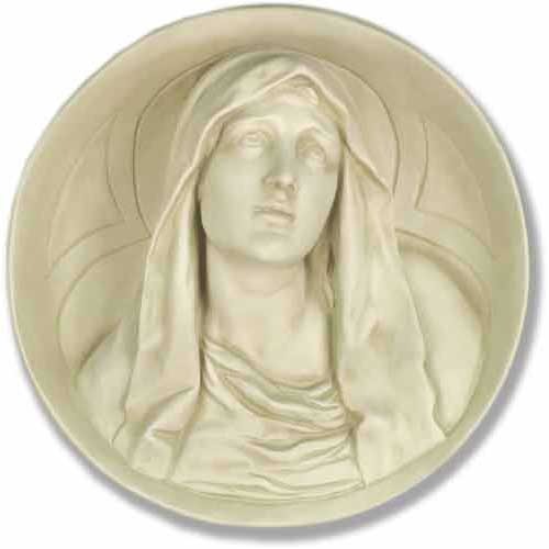 Mary Roundel Outdoor/Indoor Statue
