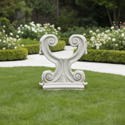 Acanthus Double Leaf Outdoor Statue (29 - Inch) Side Angle