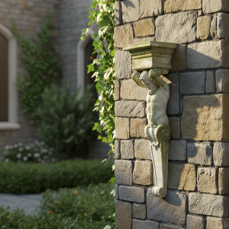 Caryatid Outdoor Bracket (25-Inch)