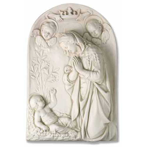 Adoration Of The Child Fz 29"H Outdoor/Indoor Statue