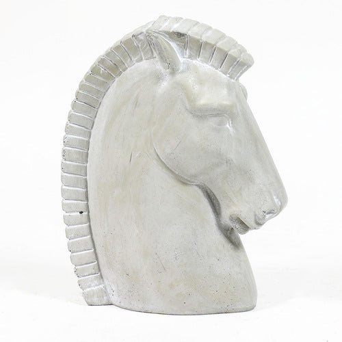 Horse Head Garden Statue (16 - Inch) Different Angle