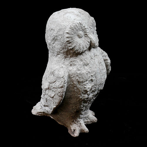 Owl Bird Garden Statue (13 - Inch) Side View