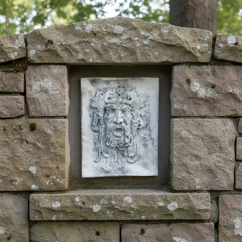 Opimus Garden Plaque (23.0 - Inch) Side Angle