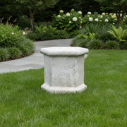 Hexagon Outdoor Statue (22 - Inch) Side Angle