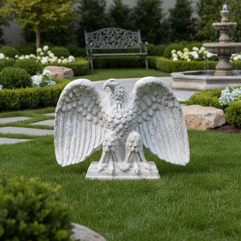 Eagle On Base Statue (72-Inch)