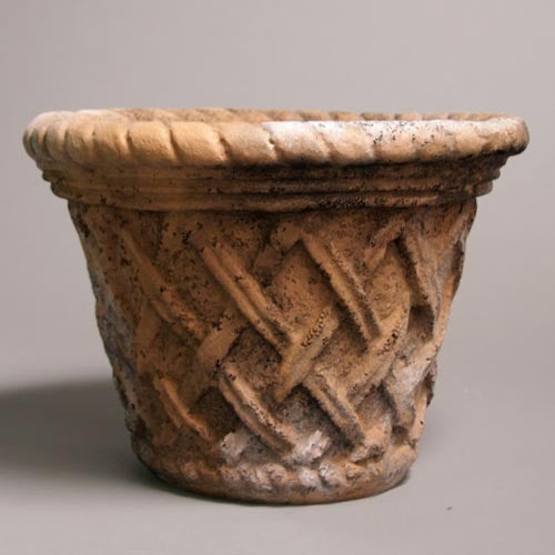 Lattice Pot Small 10"" Outdoor/Indoor Statue