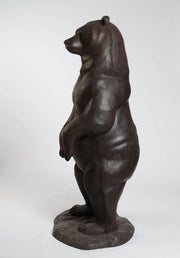 Big Brown Bear Garden Statue (59 - Inch) Side View