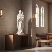 Saint Joseph and Child Statue (49 - Inch) Side Angle