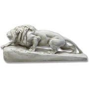 Crouching Lion Garden Statue (9 - Inch)