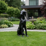 Saluki Dog Garden Statue (39 - Inch) Side Angle