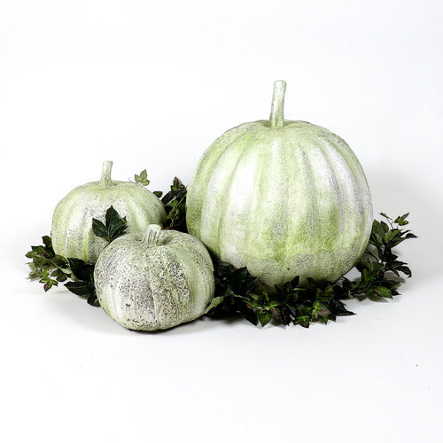Pumpkin Garden Statue (14 - Inch) Side Angle