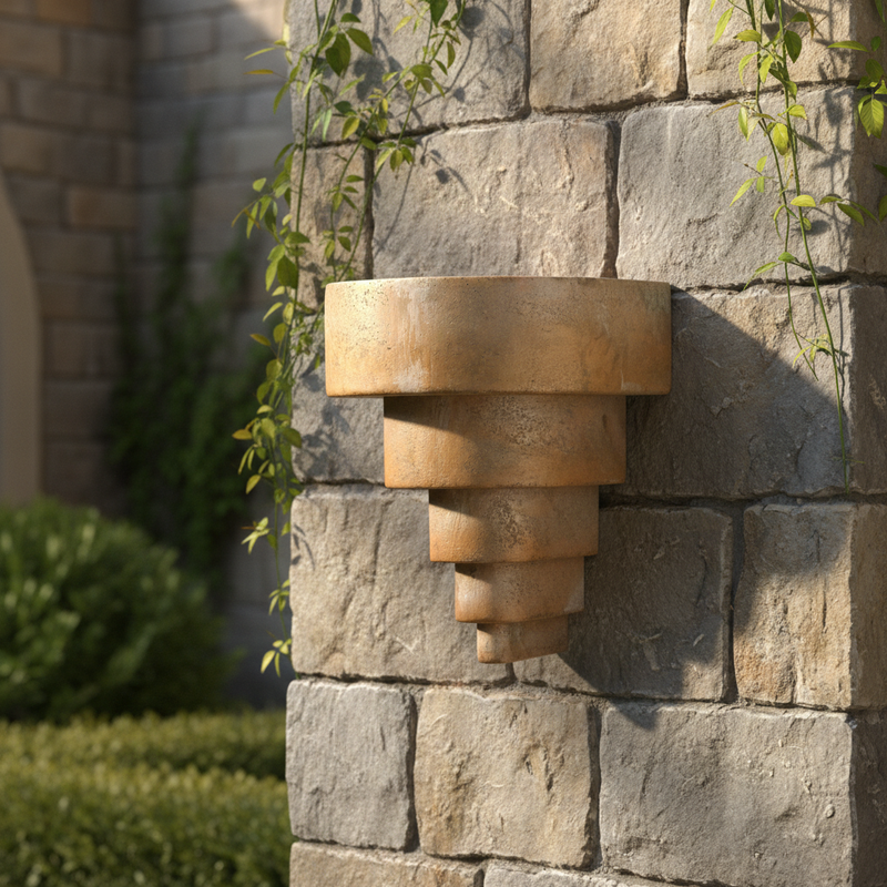 Kelmont Sconce Outdoor Bracket (20 - Inch) Side Angle