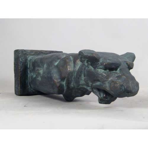 Le Tiger Gothic Outdoor Statue (24-Inch)