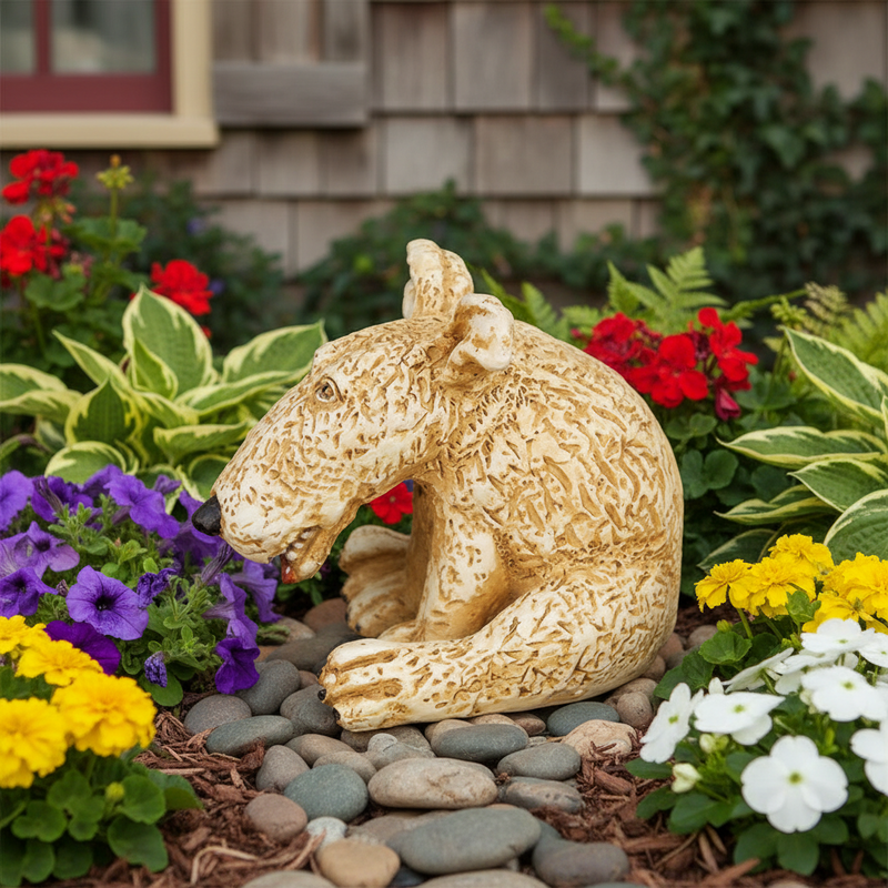 Laidman Spaniel Dog Garden Statue (3 - Inch) Side Angle