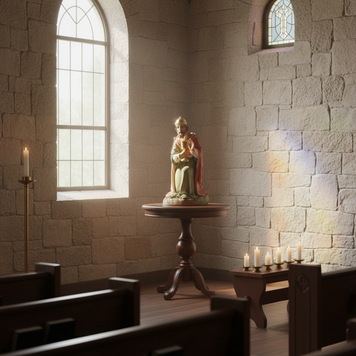 King Caspar Religious Statue (21 - Inch) Side Angle