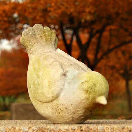 Roof Bird Garden Statue (9 - Inch) Side View