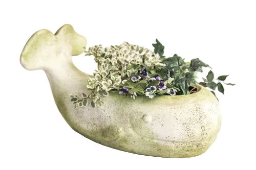 Whale Garden Statue (16-Inch)