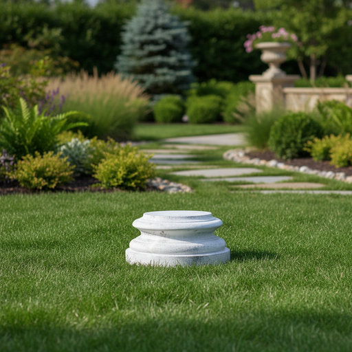 Genre Base Outdoor Statue (7 - Inch) Side Angle