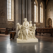 Jesus Is Condemned Religious Statue (29 - Inch) Side View