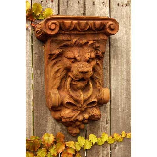 Lion Garden Plaque (10.0 - Inch) Side View