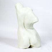 Classical Greek-inspired female torso sculpture with smooth, minimalist lines and an elegant, timeless silhouette. Different Angle