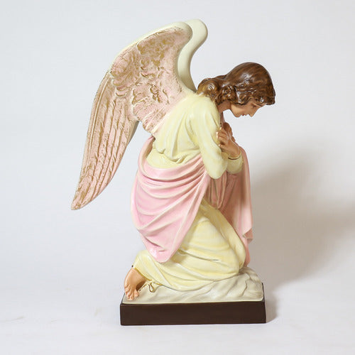 Bowing Church Angel Outdoor Statue (28 - Inch) Other Angle