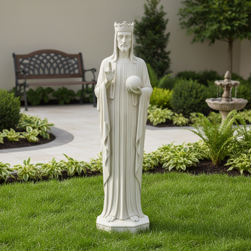 Christ the King Jesus Statue (47 - Inch) Side View
