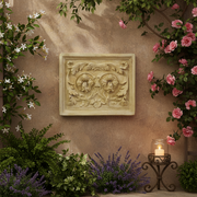 Floral Example Plaque (24.0 - Inch) Side Angle