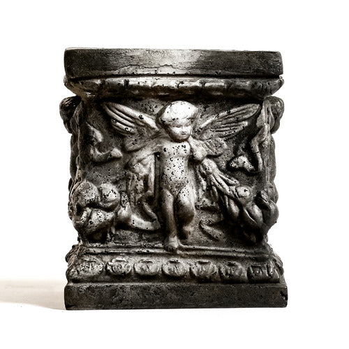 Square Patio Planter 8""H Outdoor/Indoor Statue