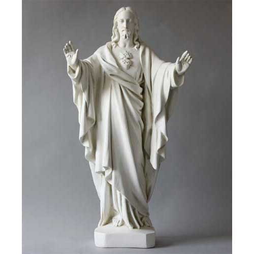 Sacred Heart 26" Outdoor/Indoor Statue