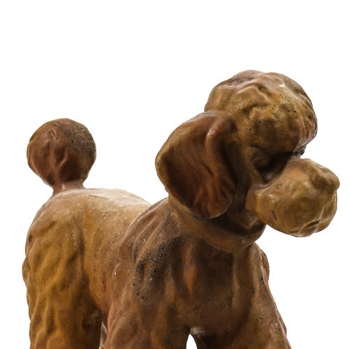 Poodle Dog Garden Statue (16-Inch)