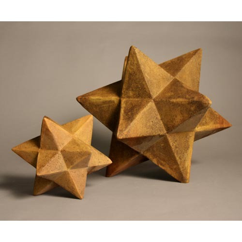 Zinc Star Small 9.5 H Outdoor/Indoor Statue