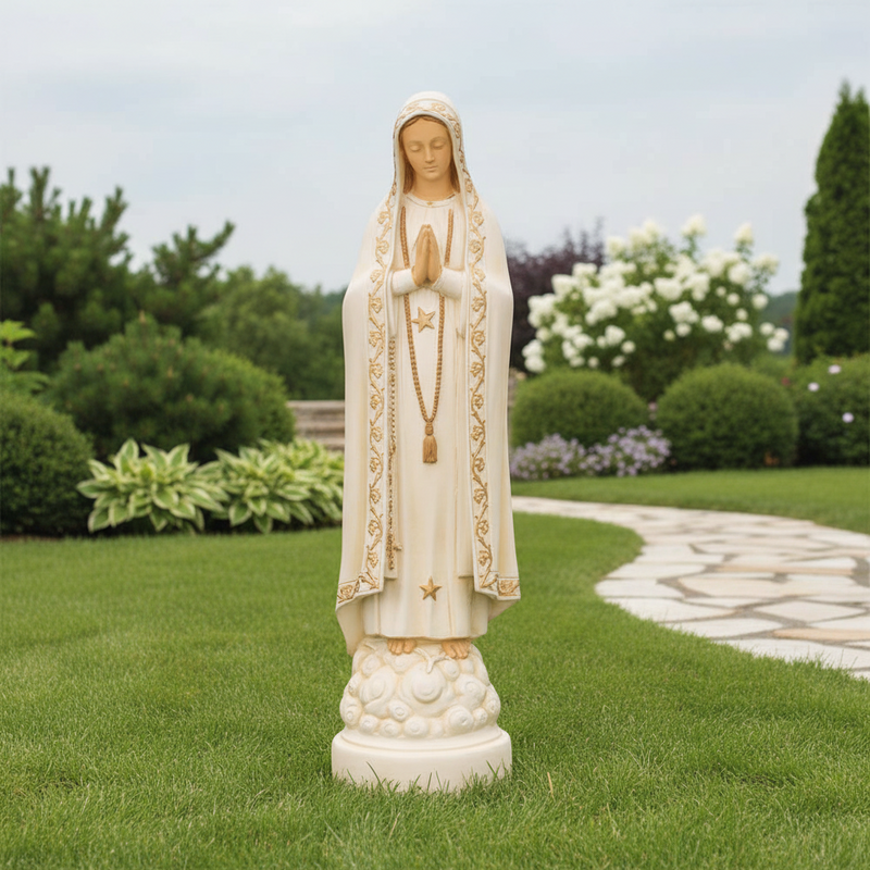 Our Lady of Fatima Statue (34 - Inch) Side View