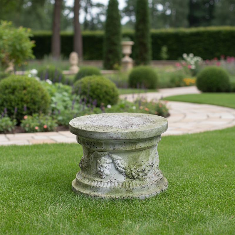 Four Season Base Outdoor Statue (10 - Inch) Side Angle