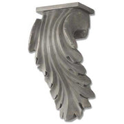 Ornate corbel with classical old world European design, featuring acanthus leaf scrollwork and Baroque-inspired detailing.
